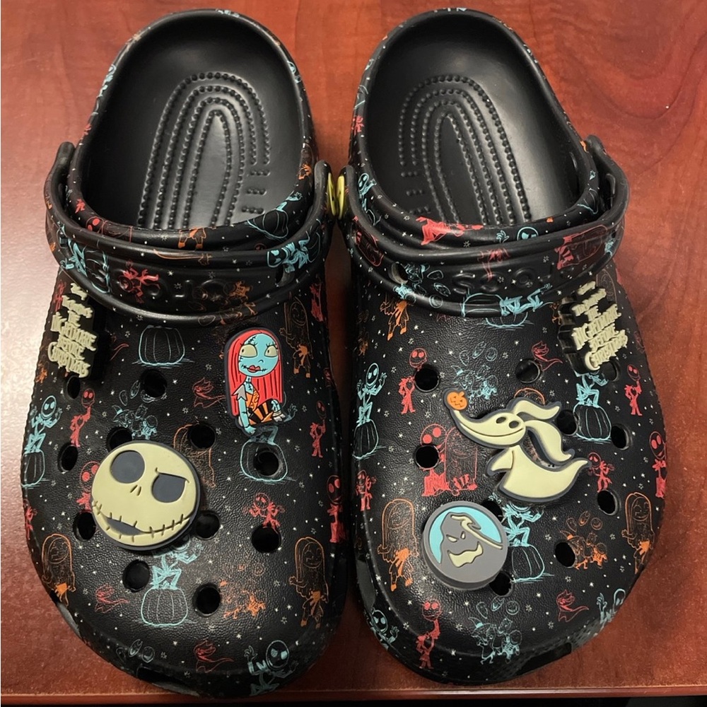 Classic Disney The Nightmare Before Christmas Glow in The Dark CROCS
